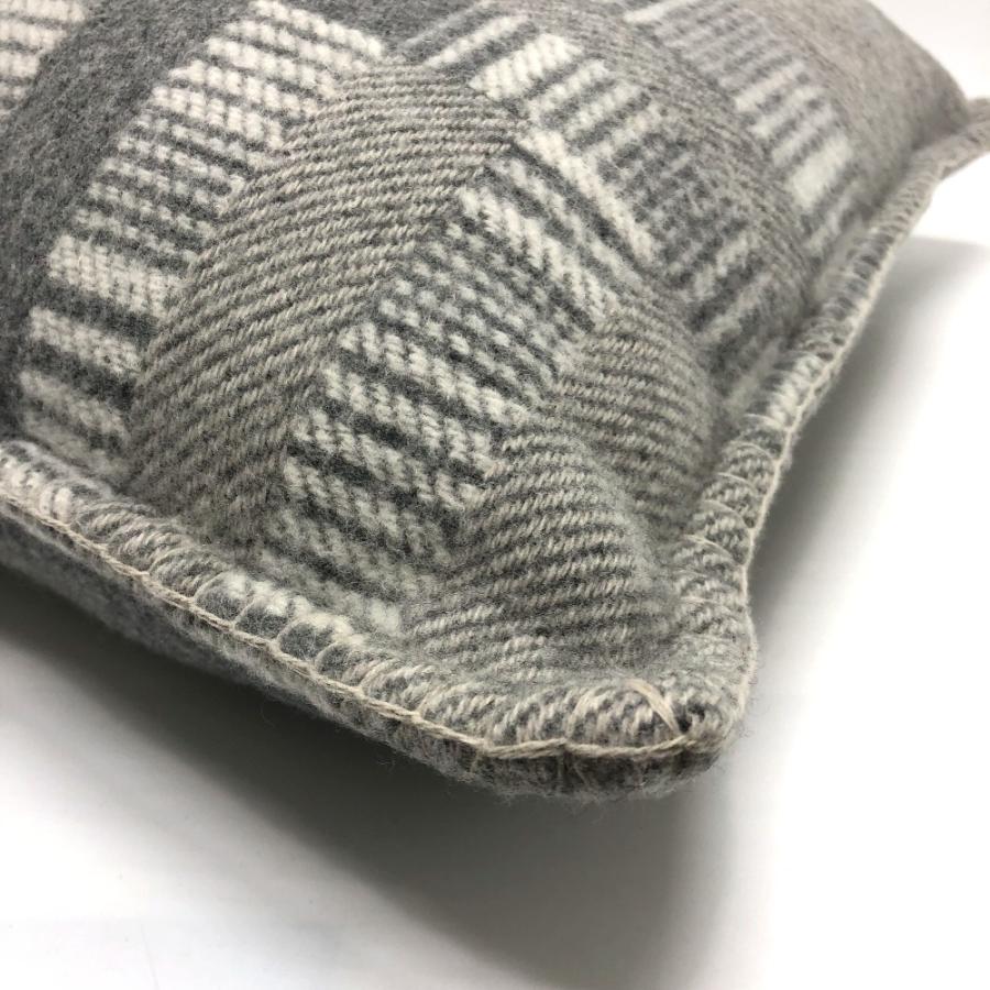 HERMES エルメス ピロー インテリア クッション ウール/カシミヤ グレー レディース【中古】 | HERMES | 04