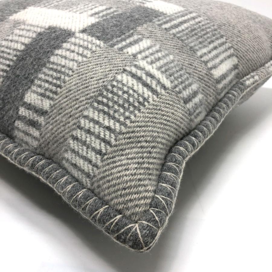 HERMES エルメス ピロー インテリア クッション ウール/カシミヤ グレー レディース【中古】 | HERMES | 05