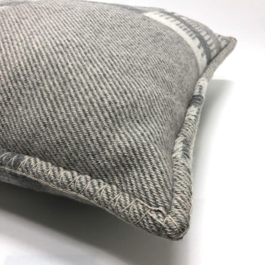 HERMES エルメス ピロー インテリア クッション ウール/カシミヤ グレー レディース【中古】 | HERMES | 06