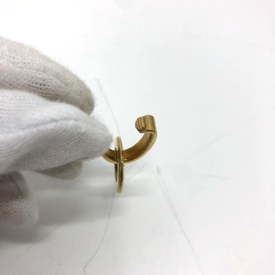 CELINE セリーヌ ヴィンテージ サークルロゴ アクセサリー イヤリング GP ゴールド レディース【中古】 | CELINE | 05