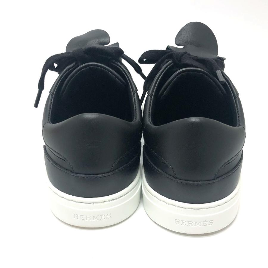 HERMES エルメス デイ ケリーバックル スニーカー レザー ブラック レディース【中古】 | HERMES | 02