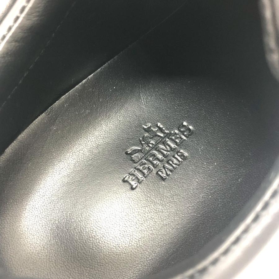 HERMES エルメス デイ ケリーバックル スニーカー レザー ブラック レディース【中古】 | HERMES | 04