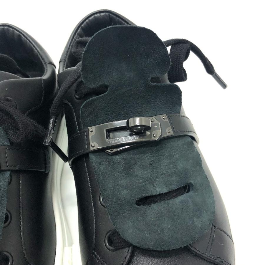 HERMES エルメス デイ ケリーバックル スニーカー レザー ブラック レディース【中古】 | HERMES | 07