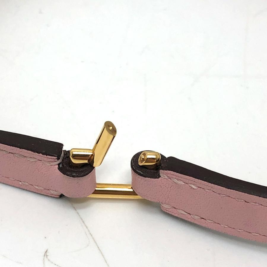 HERMES エルメス リヴァル ドゥブルトゥール 2連 ブレスレット スイフト ピンク レディース【中古】 | HERMES | 03