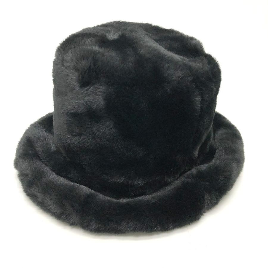 PRADA プラダ ファッション小物 帽子 バケットハット ハット ファー ブラック レディース【中古】 | PRADA | 02