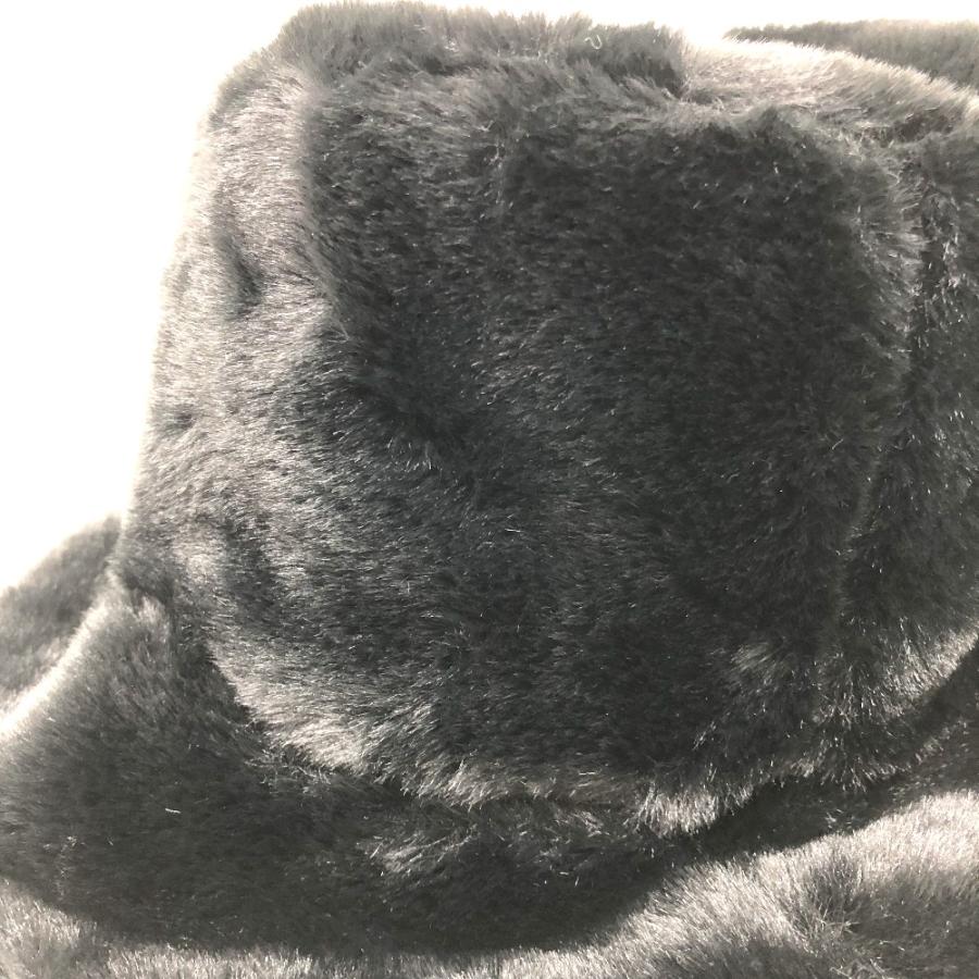 PRADA プラダ ファッション小物 帽子 バケットハット ハット ファー ブラック レディース【中古】 | PRADA | 08
