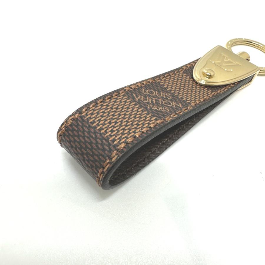 ルイヴィトン ダミエ キーリングM65050 ポルトクレドラゴンヌ　M65050 本物□ルイヴィトン□キーホルダー/キーリング/ポルトクレ