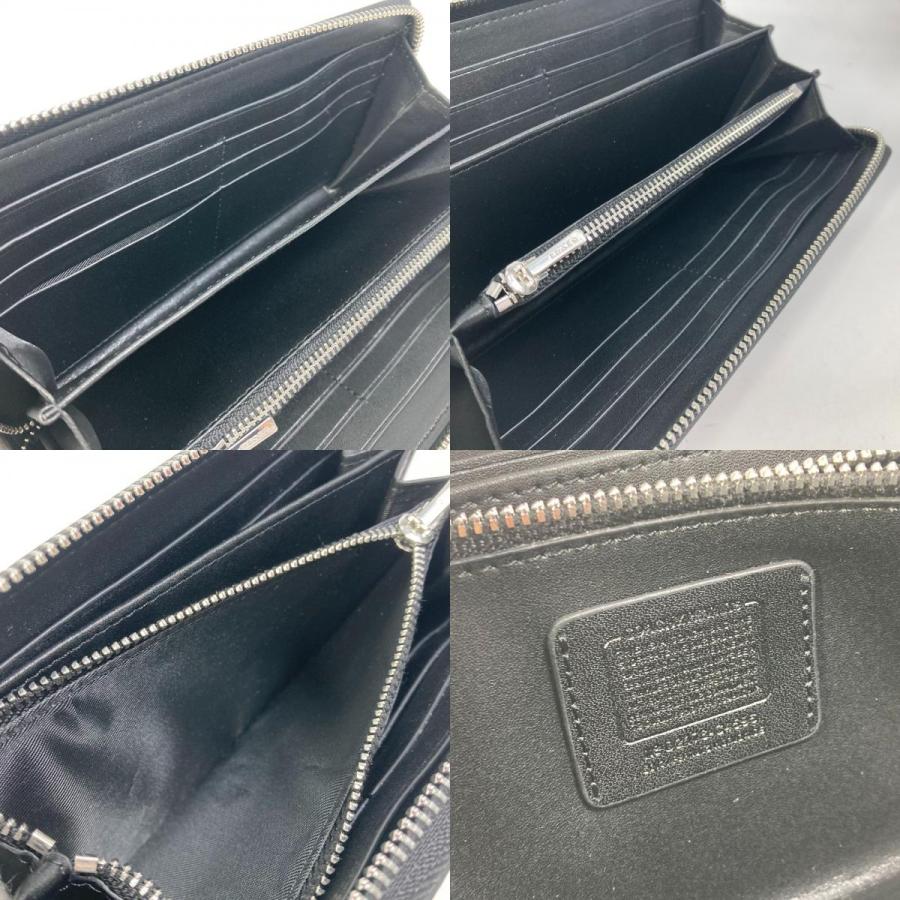 COACH コーチ C4596 シグネチャー PEANUTS スヌーピー SNOOPY ラウンドファスナー 長財布 PVC ベージュ レディース【中古】美品 | COACH | 08