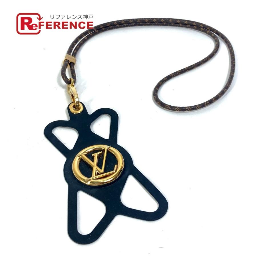 LOUIS VUITTON ルイヴィトン M68382 モノグラム LVロゴ フォンホルダー ルイーズ スマホケース iPhoneケース ラバー ブラウン【中古】 | LOUIS VUITTON