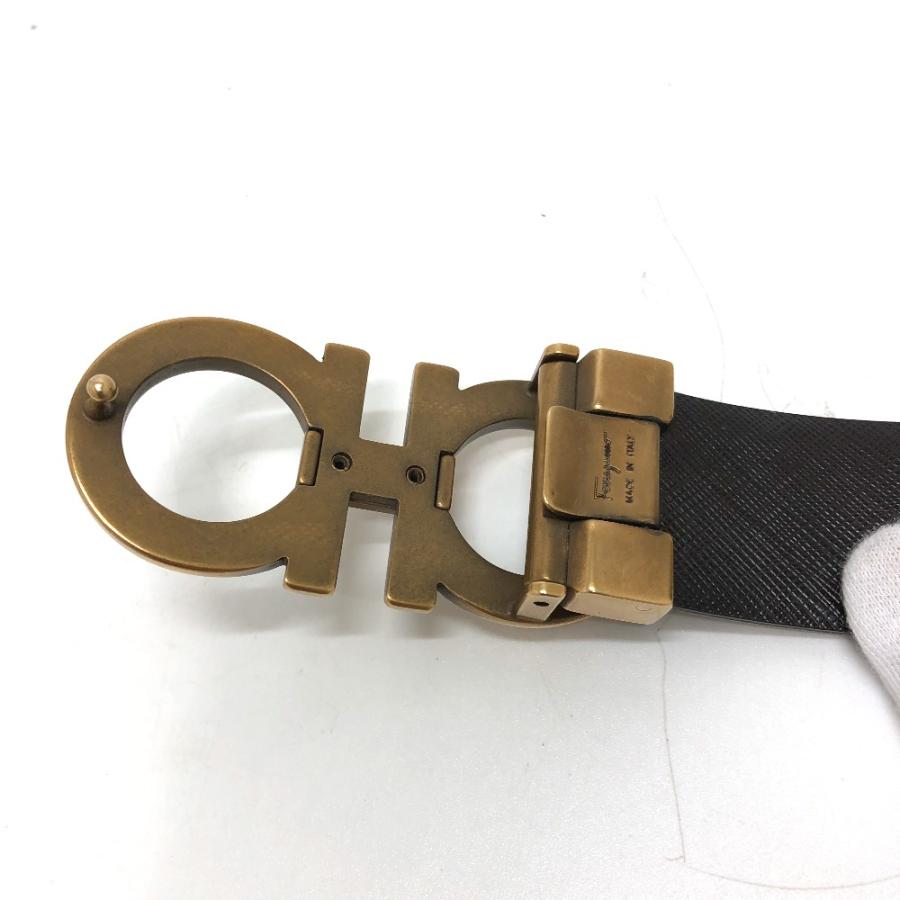 Salvatore Ferragamo サルヴァトーレフェラガモ ガンチーニ ファッション小物 ベルト レザー ベージュ系 メンズ【中古】 |  | 04
