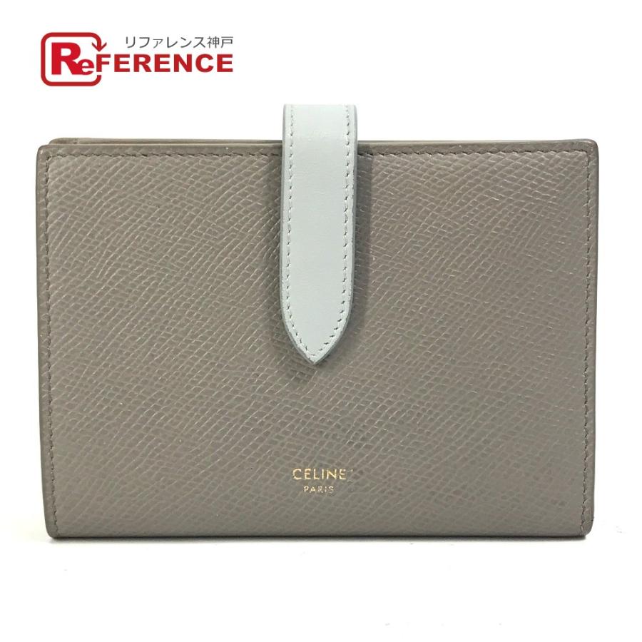 CELINE セリーヌ 二つ折り財布 コンパクトウォレット - ベージュ