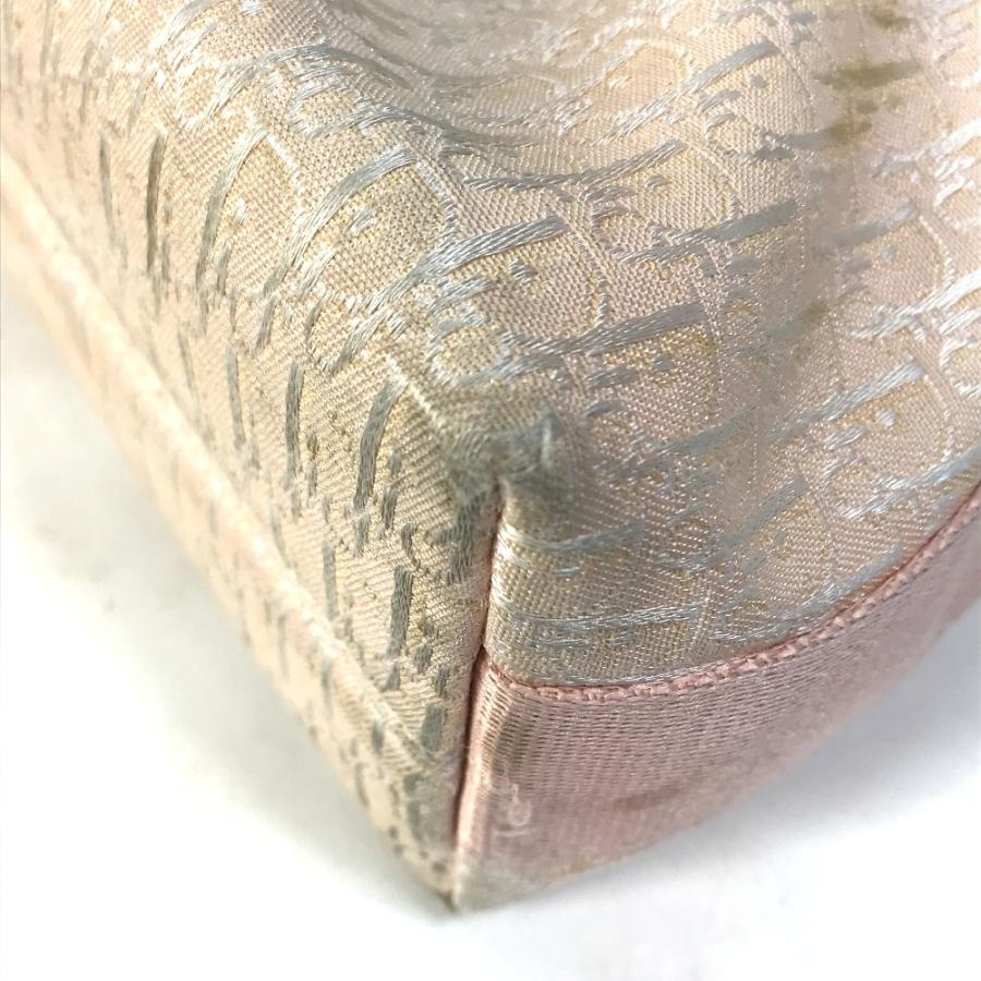 Dior ディオール トロッター カバン 斜め掛け ショルダーバッグ キャンバス ピンク レディース【中古】 |  | 04