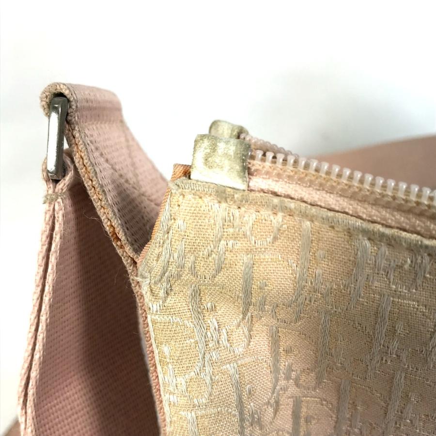 Dior ディオール トロッター カバン 斜め掛け ショルダーバッグ キャンバス ピンク レディース【中古】 |  | 08