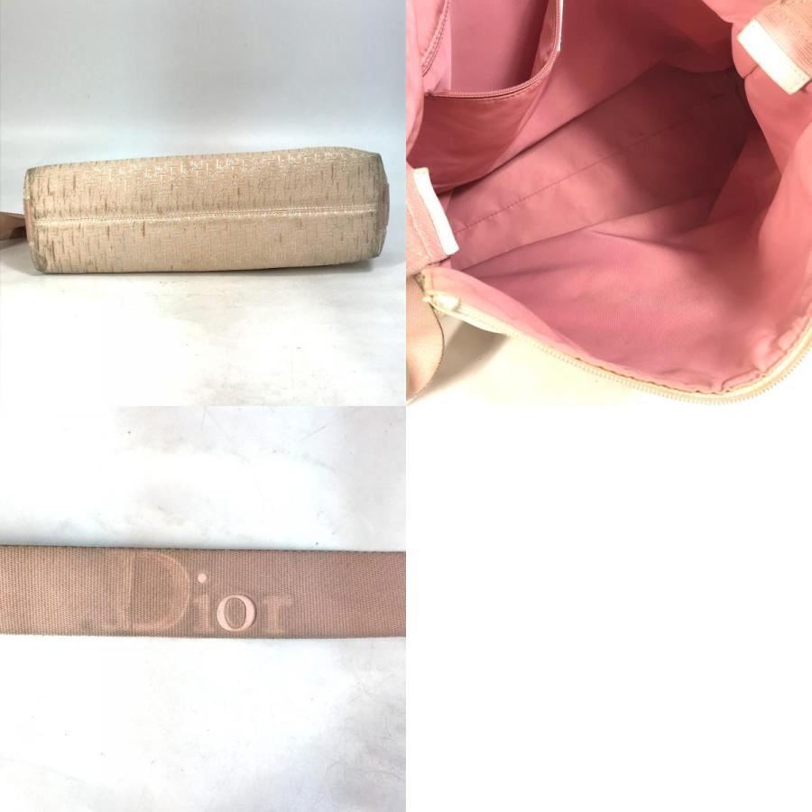 Dior ディオール トロッター カバン 斜め掛け ショルダーバッグ キャンバス ピンク レディース【中古】 |  | 09