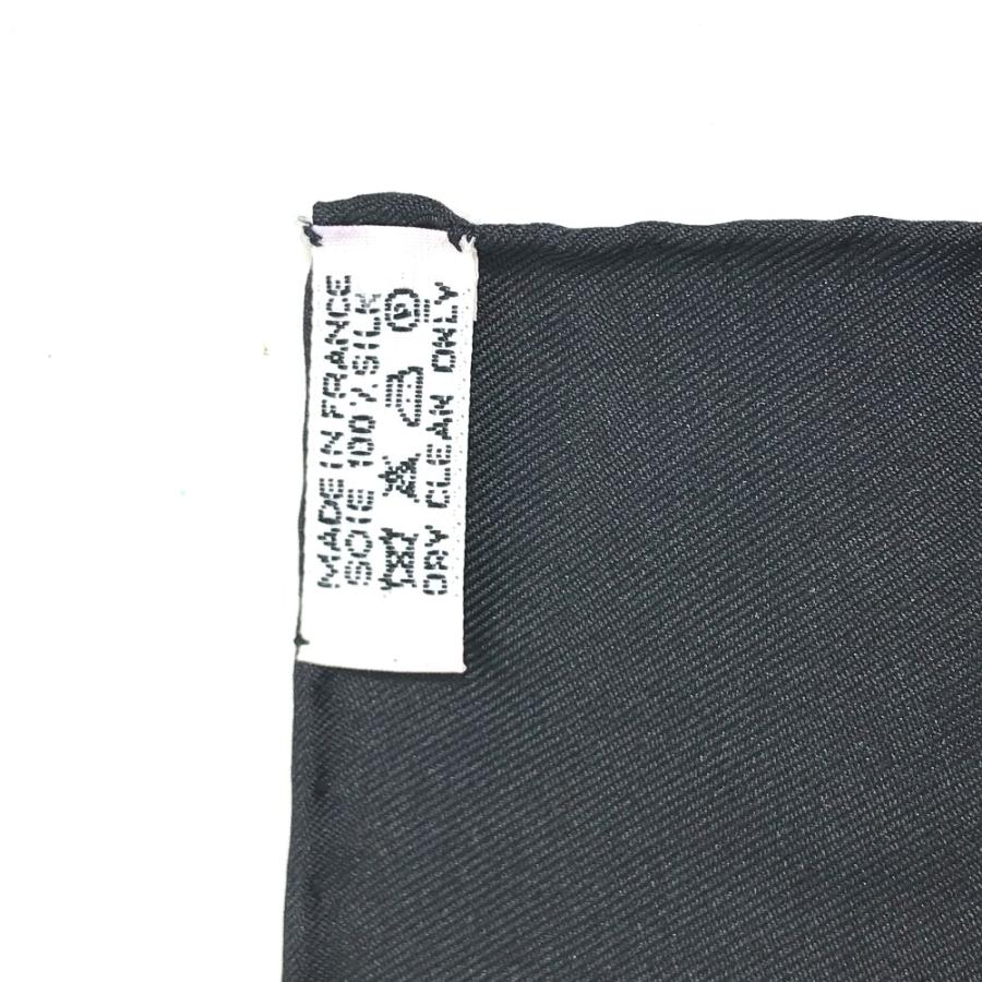 HERMES エルメス カラムダン QALAMDAN カレ 90 スカーフ シルク ブラック×グリーン×ブルー系×ゴールド レディース【中古】新品同様 | HERMES | 06