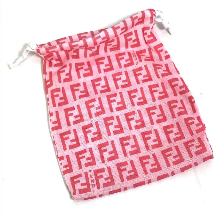 FENDI フェンディ ズッキーノ スカーフ ヘアバンド ポーチ ヴァンサンカンの付録 スカーフ ピンク レディース【中古】 | FENDI | 07