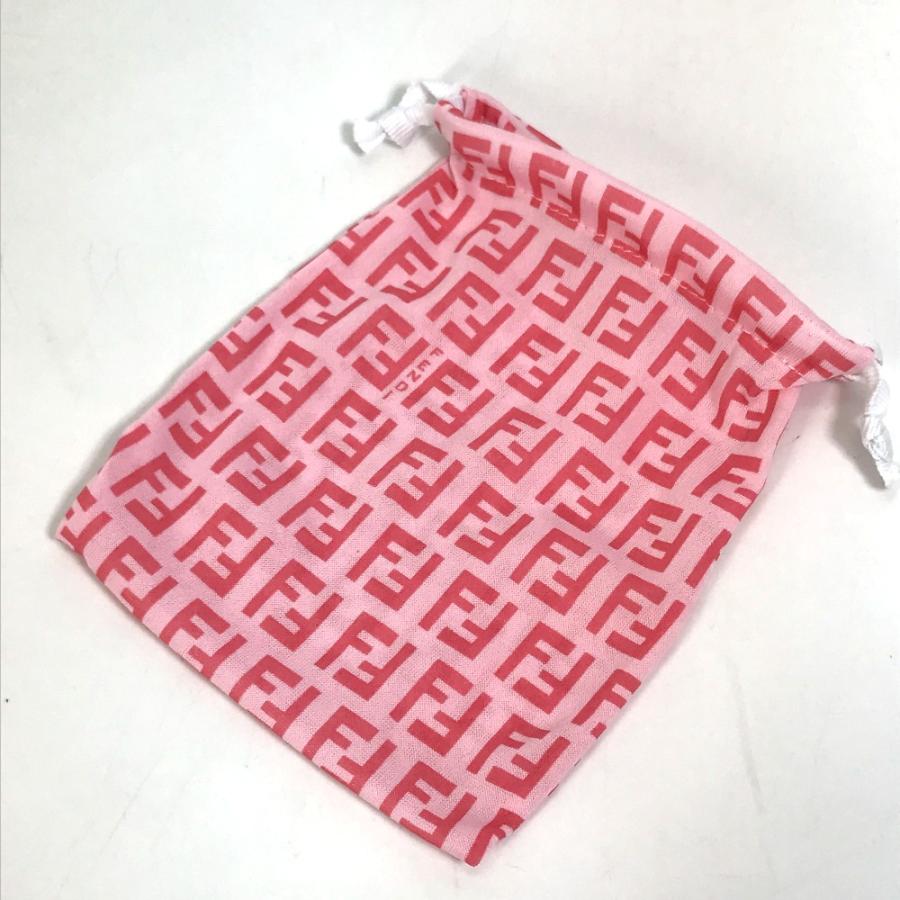 FENDI フェンディ ズッキーノ スカーフ ヘアバンド ポーチ ヴァンサンカンの付録 スカーフ ピンク レディース【中古】 | FENDI | 08
