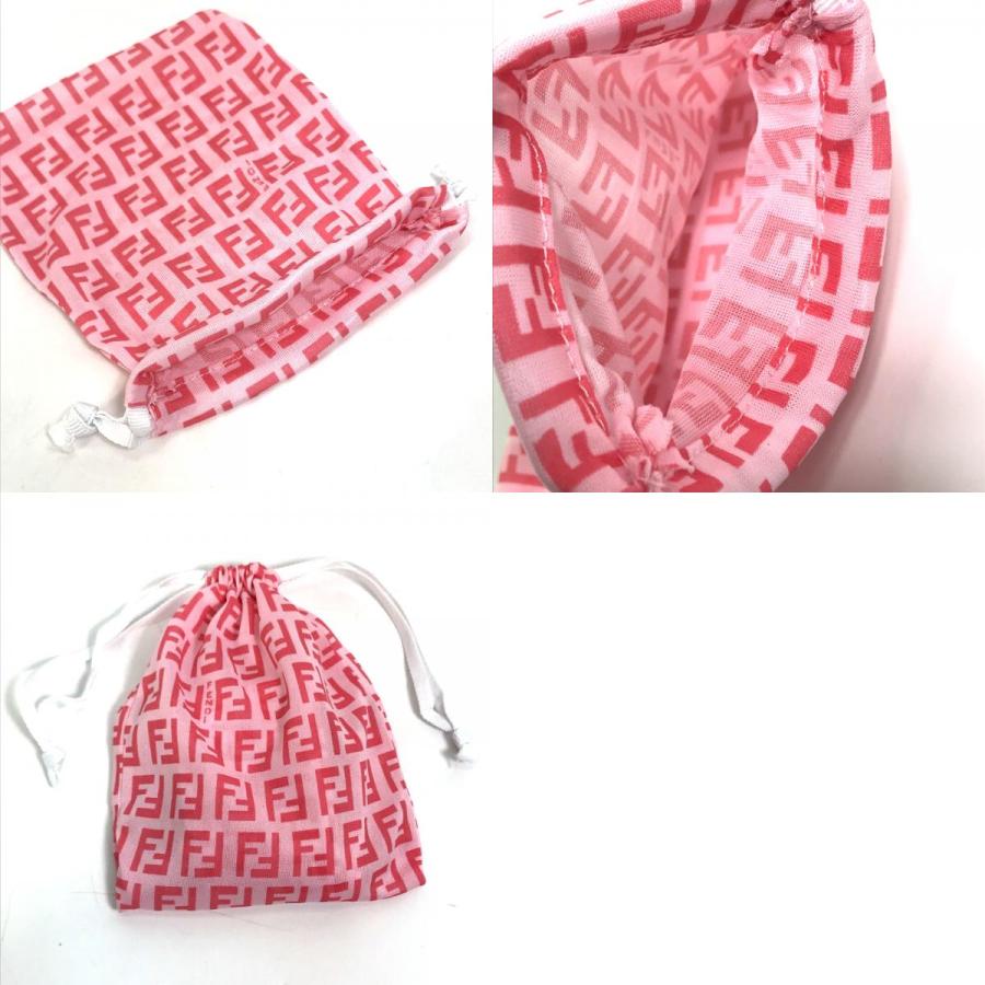 FENDI フェンディ ズッキーノ スカーフ ヘアバンド ポーチ ヴァンサンカンの付録 スカーフ ピンク レディース【中古】 | FENDI | 09