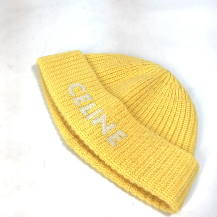 CELINE ニット帽 ビーニー ロゴ エンブロイダリー2A61W535Q 【公式通販】