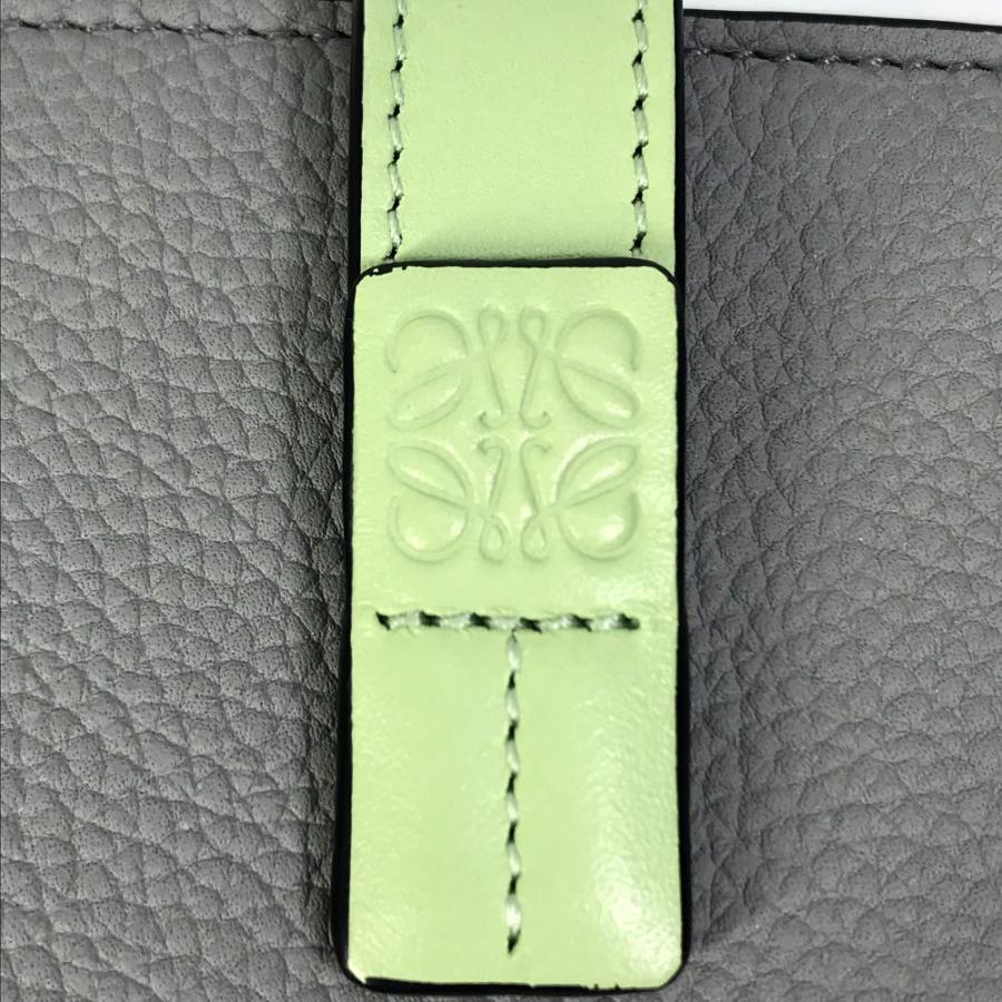 LOEWE ロエベ アナグラム バーティカル ウォレット 長財布 レザー グレー レディース【中古】未使用 | LOEWE | 04