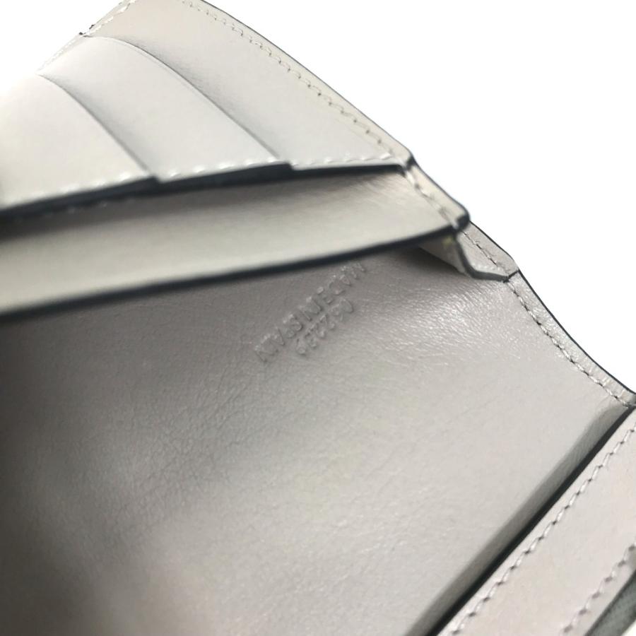 LOEWE ロエベ アナグラム バーティカル ウォレット 長財布 レザー グレー レディース【中古】未使用 | LOEWE | 08