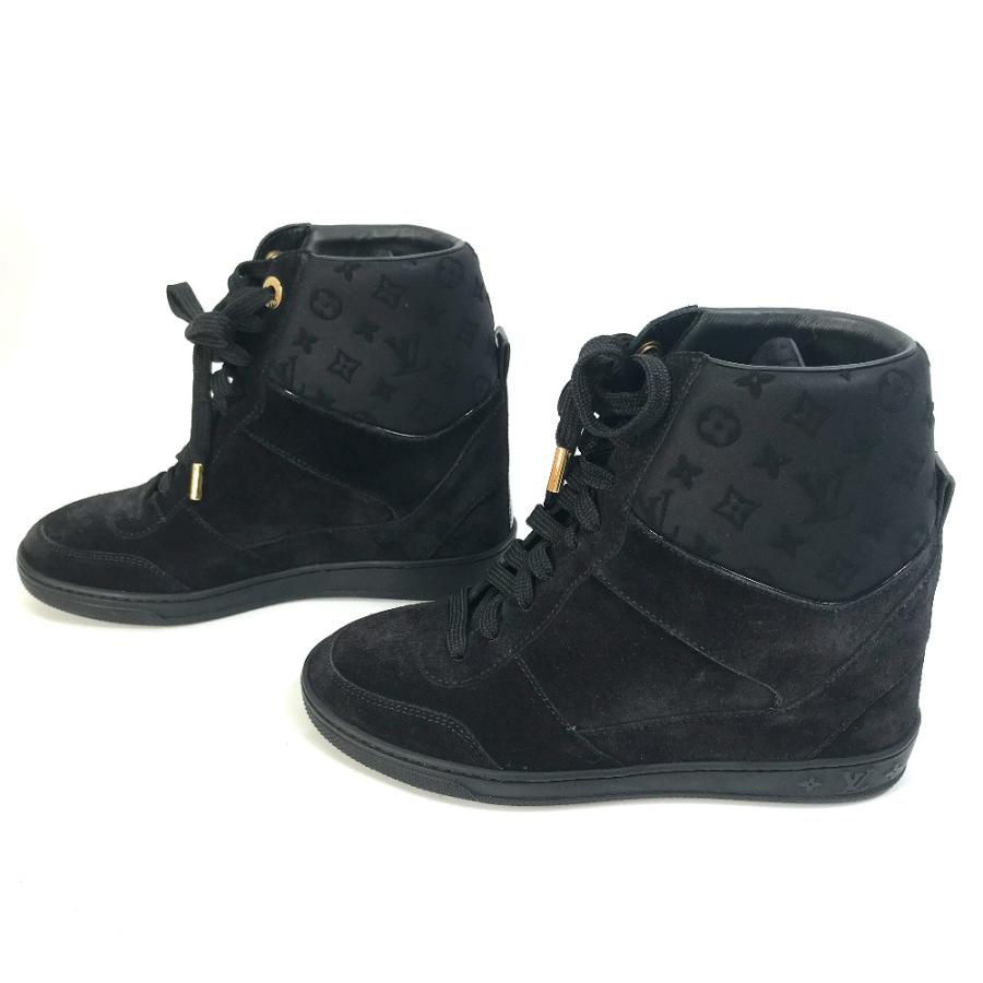 LOUIS VUITTON ルイヴィトン ハイカット 靴 モノグラム スニーカー ブラック レディース【中古】 | LOUIS VUITTON | 02