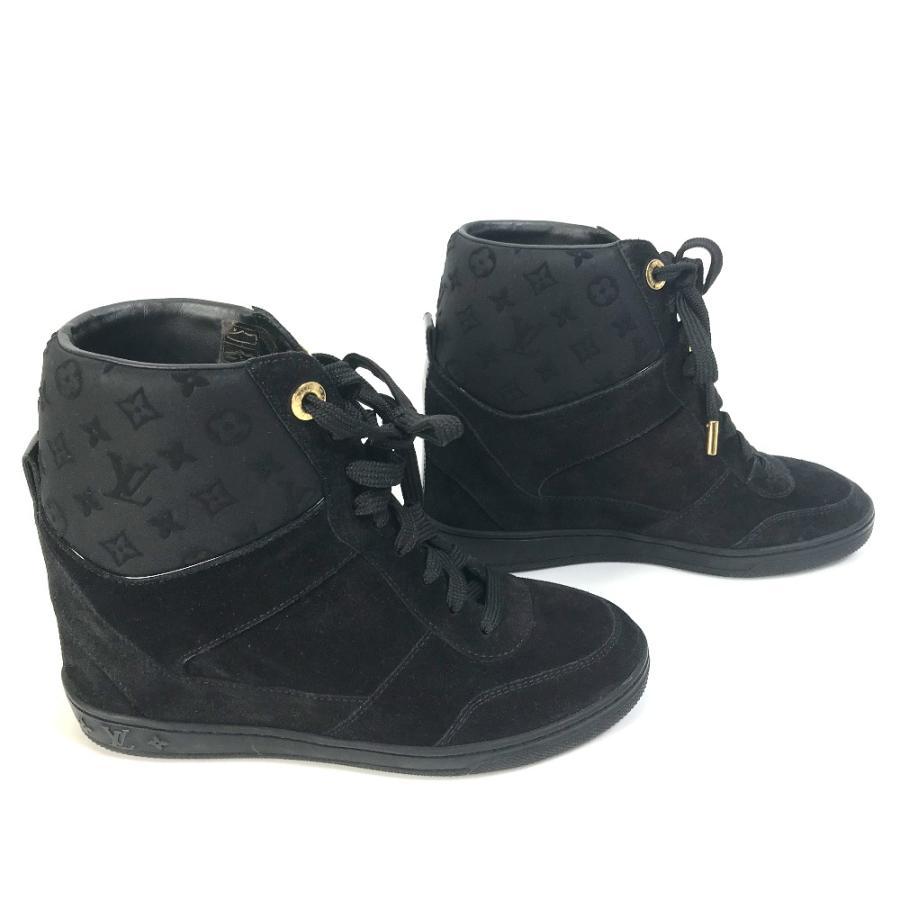 LOUIS VUITTON ルイヴィトン ハイカット 靴 モノグラム スニーカー ブラック レディース【中古】 | LOUIS VUITTON | 03