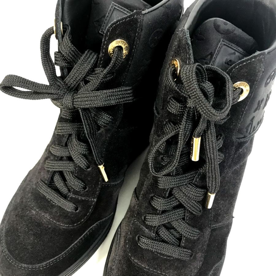 LOUIS VUITTON ルイヴィトン ハイカット 靴 モノグラム スニーカー ブラック レディース【中古】 | LOUIS VUITTON | 07