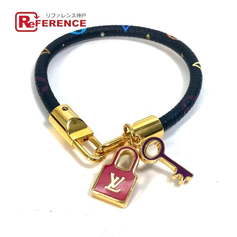 LOUIS VUITTON ルイヴィトン M6603F モノグラムマルチカラー LV ブラスレ ラックイット アクセサリー ブレスレット ブラック【中古】 | LOUIS VUITTON