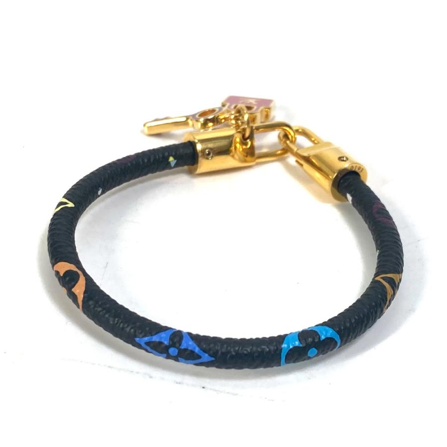 LOUIS VUITTON ルイヴィトン M6603F モノグラムマルチカラー LV ブラスレ ラックイット アクセサリー ブレスレット ブラック【中古】 | LOUIS VUITTON | 01