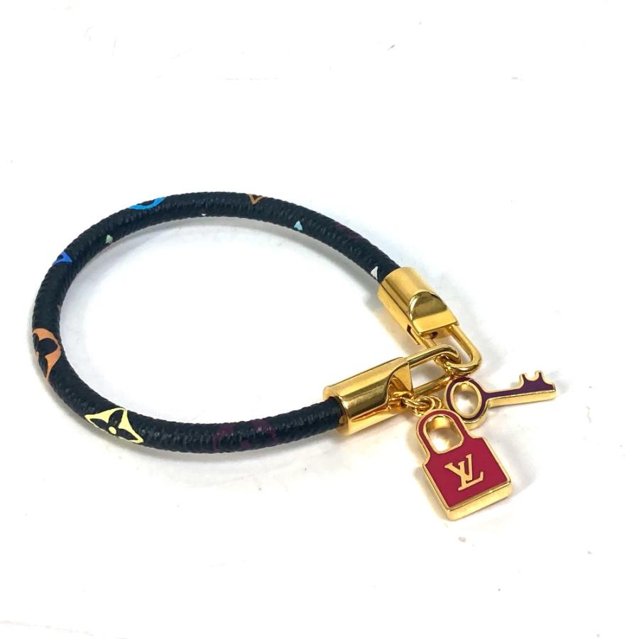 LOUIS VUITTON ルイヴィトン M6603F モノグラムマルチカラー LV ブラスレ ラックイット アクセサリー ブレスレット ブラック【中古】 | LOUIS VUITTON | 02