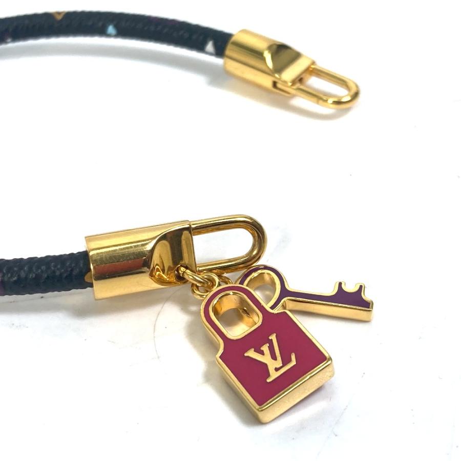 LOUIS VUITTON ルイヴィトン M6603F モノグラムマルチカラー LV ブラスレ ラックイット アクセサリー ブレスレット ブラック【中古】 | LOUIS VUITTON | 07