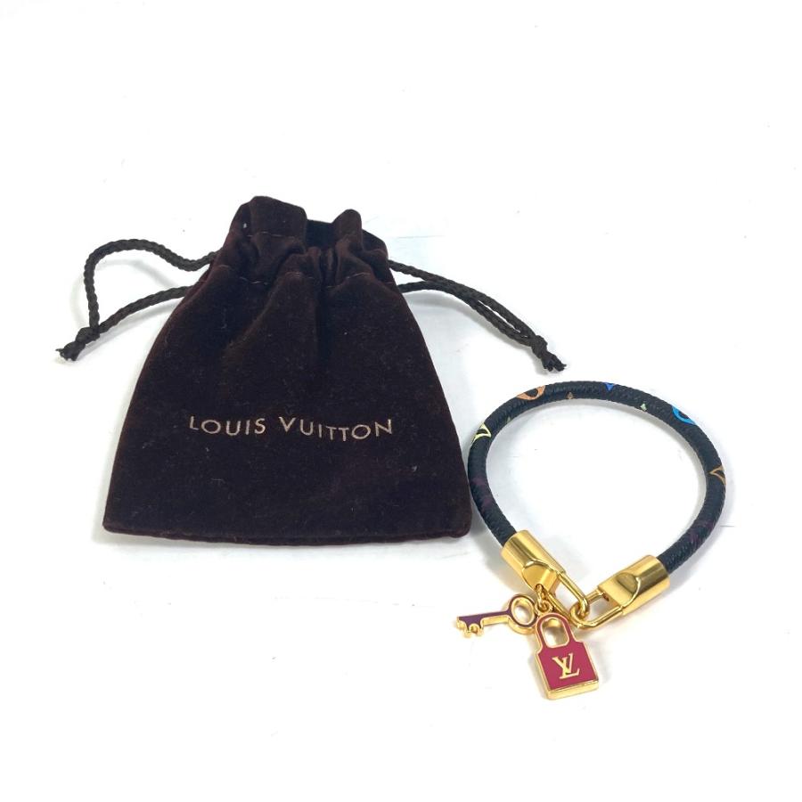 LOUIS VUITTON ルイヴィトン M6603F モノグラムマルチカラー LV ブラスレ ラックイット アクセサリー ブレスレット ブラック【中古】 | LOUIS VUITTON | 08
