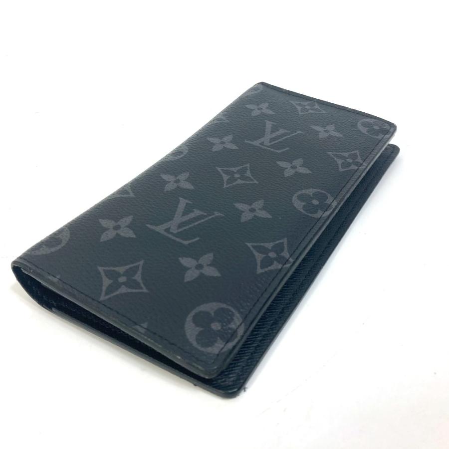 LOUIS VUITTON ルイヴィトン M61697 ポルトフォイユ ブラザ 2つ折り財布  モノグラムエクリプス 長財布 ブラック メンズ【中古】 | LOUIS VUITTON | 02