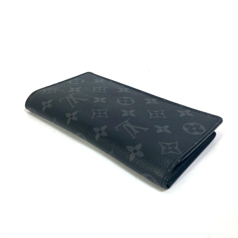 LOUIS VUITTON ルイヴィトン M61697 ポルトフォイユ ブラザ 2つ折り財布  モノグラムエクリプス 長財布 ブラック メンズ【中古】 | LOUIS VUITTON | 03
