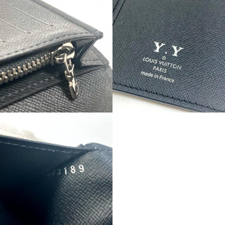 LOUIS VUITTON ルイヴィトン M61697 ポルトフォイユ ブラザ 2つ折り財布  モノグラムエクリプス 長財布 ブラック メンズ【中古】 | LOUIS VUITTON | 09