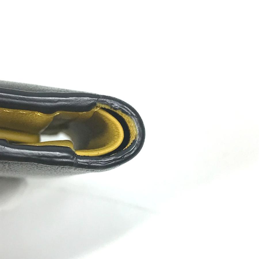 FENDI フェンディ 7M0001 ロゴ 財布 2つ折り財布 レザー ブラック メンズ【中古】 | FENDI | 05
