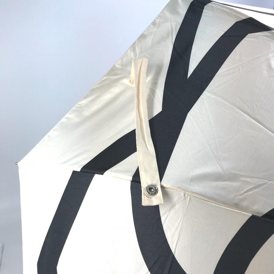 CHANEL シャネル ワンタッチ 折り畳み アンブレラ カメリア ココマーク 傘 ベージュ系 レディース【中古】 | CHANEL | 06