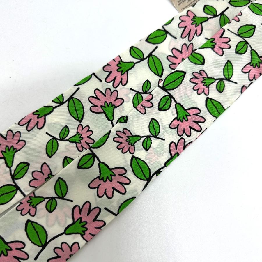 GUCCI グッチ 656611 ドラえもん DORAEMON スカーフ フローラ ネックボウ スカーフ シルク ホワイト レディース【中古】 | GUCCI | 07