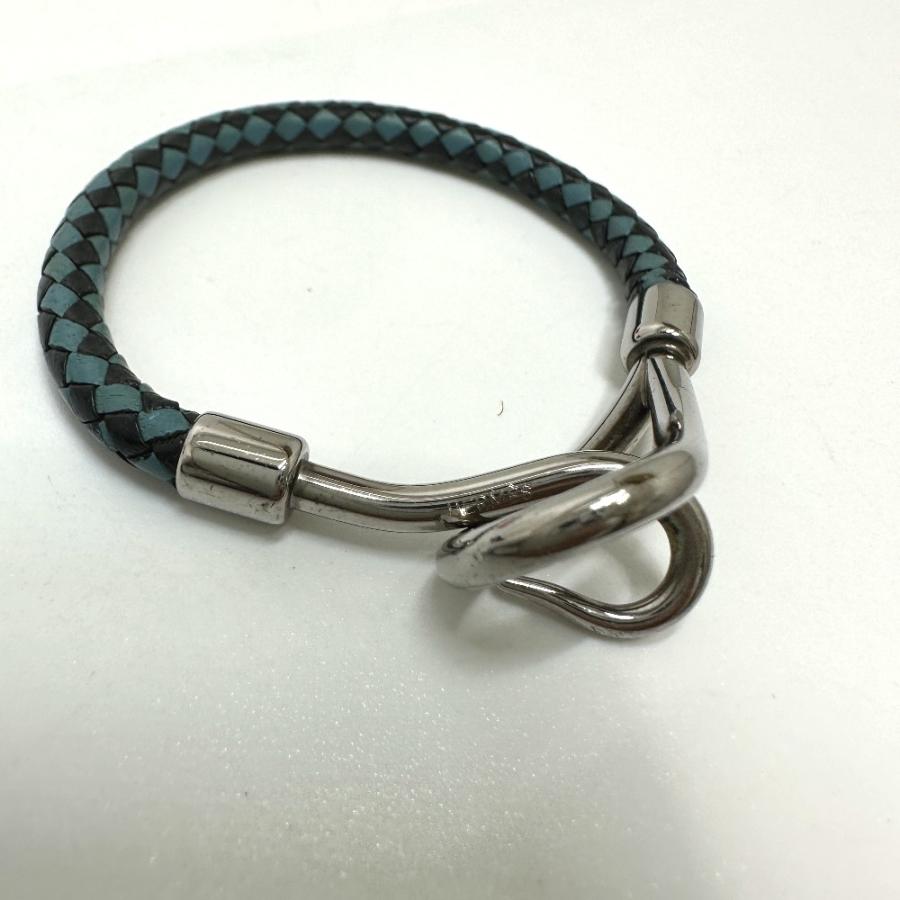 HERMES エルメス イントレチャート ジャンボ シングル ブレスレット レザー ブルー系 レディース【中古】 | HERMES | 02