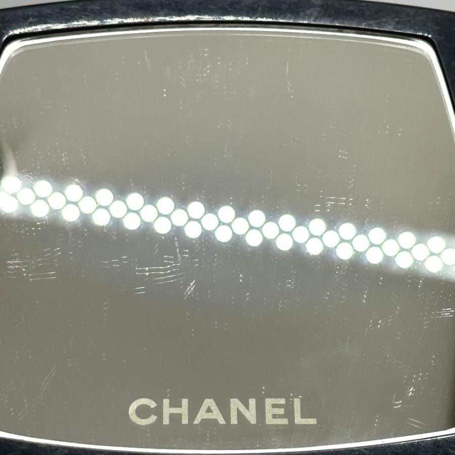 CHANEL シャネル 手鏡 ミラー ノベルティ CC ココマーク 鏡 ブラック レディース【中古】 | CHANEL | 04
