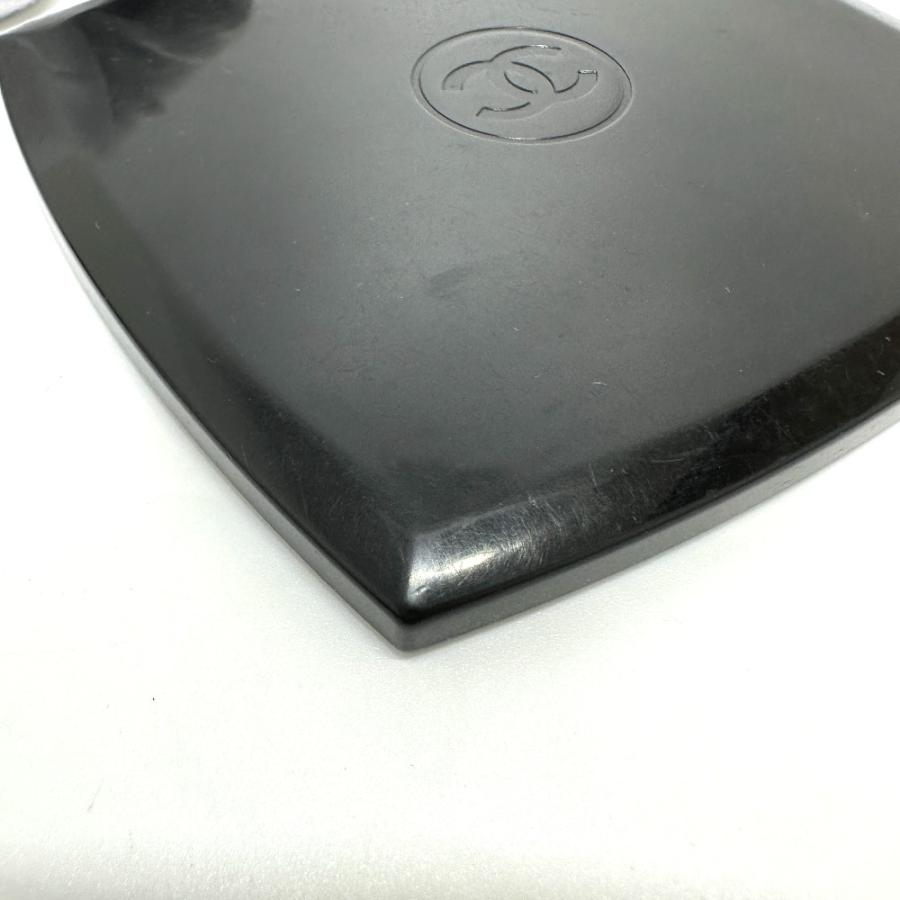 CHANEL シャネル 手鏡 ミラー ノベルティ CC ココマーク 鏡 ブラック レディース【中古】 | CHANEL | 08