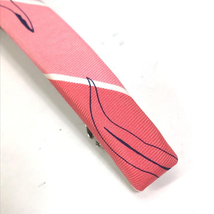 HERMES エルメス 総柄 髪留め 髪飾り ヘアアクセサリー バレッタ ピンク レディース【中古】 | HERMES | 05