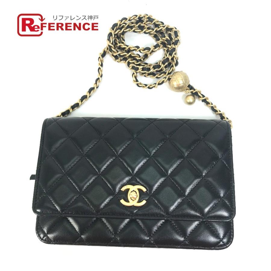 CHANEL 美品 シャネル AP1450 マトラッセ ココボール チェーン  