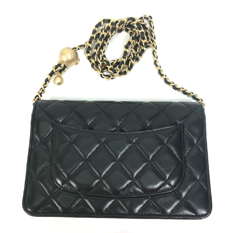 CHANEL 美品 シャネル AP1450 マトラッセ ココボール チェーン