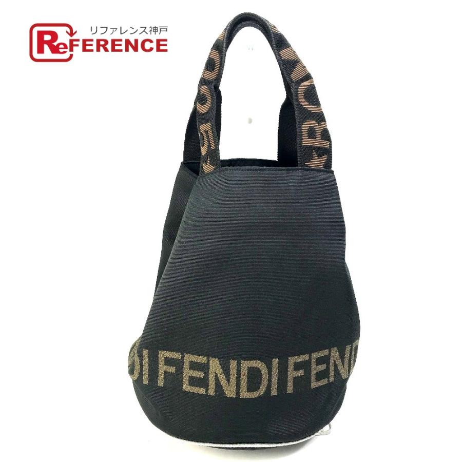FENDI フェンディ 26526 1925ハンドル バケツ型 トートバッグ ロゴ 