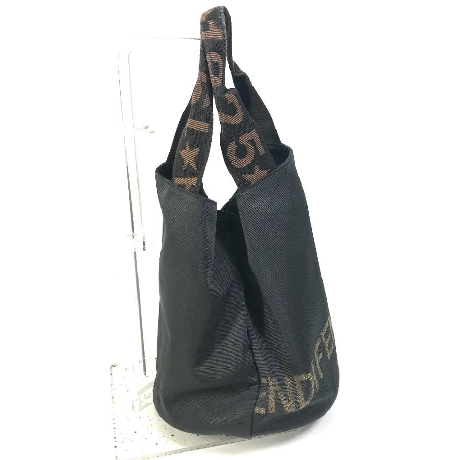 FENDI フェンディ 26526 1925ハンドル バケツ型 トートバッグ ロゴ 