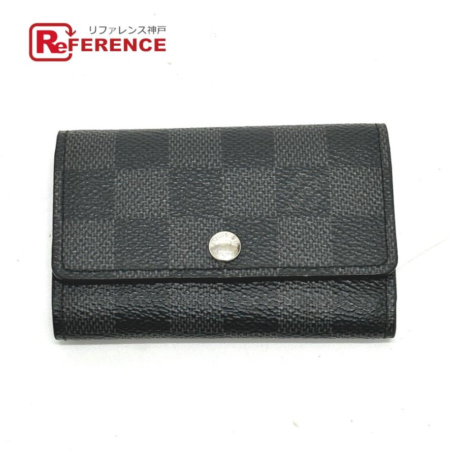 LOUIS VUITTON ルイヴィトン N62662 ミュルティクレ6  ダミエグラフィット キーケース ブラック メンズ【中古】 | LOUIS VUITTON
