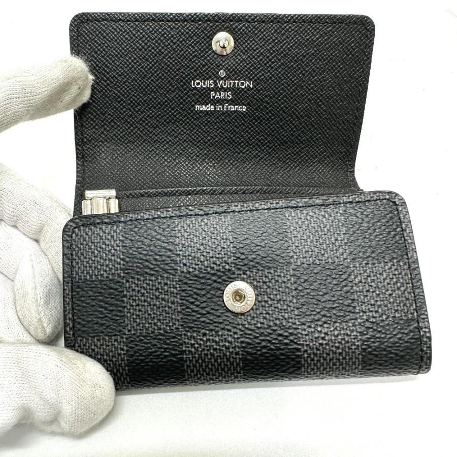 LOUIS VUITTON ルイヴィトン N62662 ミュルティクレ6  ダミエグラフィット キーケース ブラック メンズ【中古】 | LOUIS VUITTON | 07