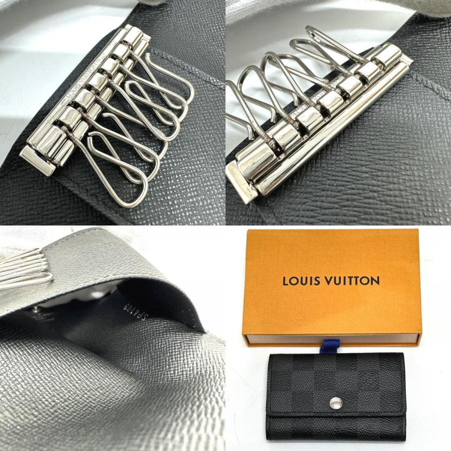 LOUIS VUITTON ルイヴィトン N62662 ミュルティクレ6  ダミエグラフィット キーケース ブラック メンズ【中古】 | LOUIS VUITTON | 09